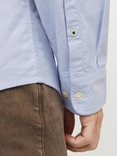 JACK & JONES ▫️ Camisa Jjeoxford de manga comprida S21 Noos, Camisa de homem 6