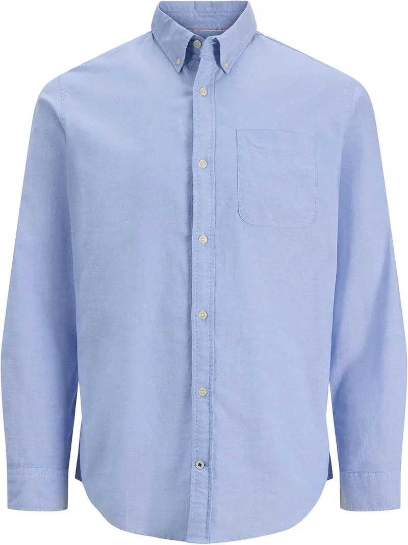 JACK & JONES ▫️ Camisa Jjeoxford de manga comprida S21 Noos, Camisa de homem