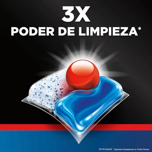 Finish ▫️ Ultimate Infinity Shine Pastilhas para máquina de lavar louça - 160 cápsulas 3