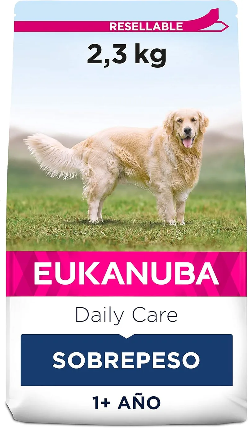 Eukanuba ▫️ Daily Care - Ração seca para cães com excesso de peso e castrados, com baixo teor de gordura, 2,3 kg