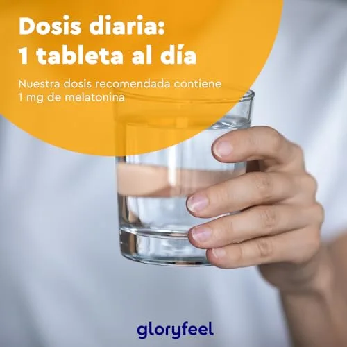 Gloryfeel ▫️ Melatonina 400 Comprimidos (+1 ano), Doses elevadas, Para dormir bem 6