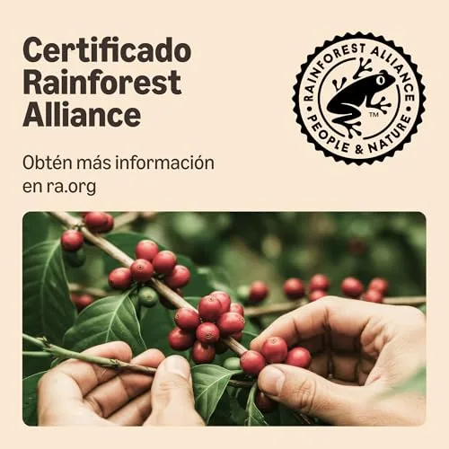 by Amazon ▫️ da Amazon: Cápsulas de café «Lungo Intenso» em plástico, compatíveis com Nespresso, torra média, 100 unidades (2 embalagens de 50), certificadas pela Rainforest Alliance 6