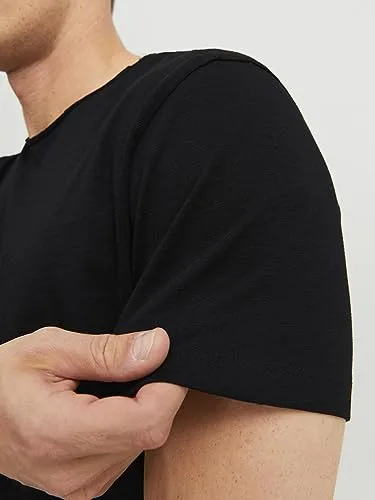 JACK & JONES ▫️ Camiseta lisa com gola redonda 6