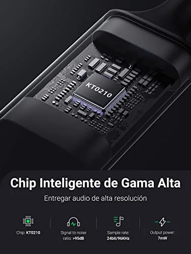 UGREEN ▫️ Adaptador de áudio USB para conector de 3,5 mm - Placa de som 4