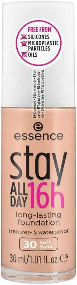 essence ▫️ Stay All Day Creamy Foundation 16H 30-soft sand (30 ml)
