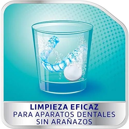 Corega ▫️ Pastilhas de limpeza para aparelhos dentários, placas de proteção e ortodontia 2