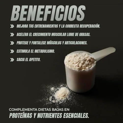 Healthy FUSION ▫️ Whey Protein | Proteína pura com colagénio, magnésio e vitamina B6 | 43 g de proteína + 9 g de BCAA | Melhora os teus treinos, aumenta a massa muscular e fortalece as articulações | 1 kg 3
