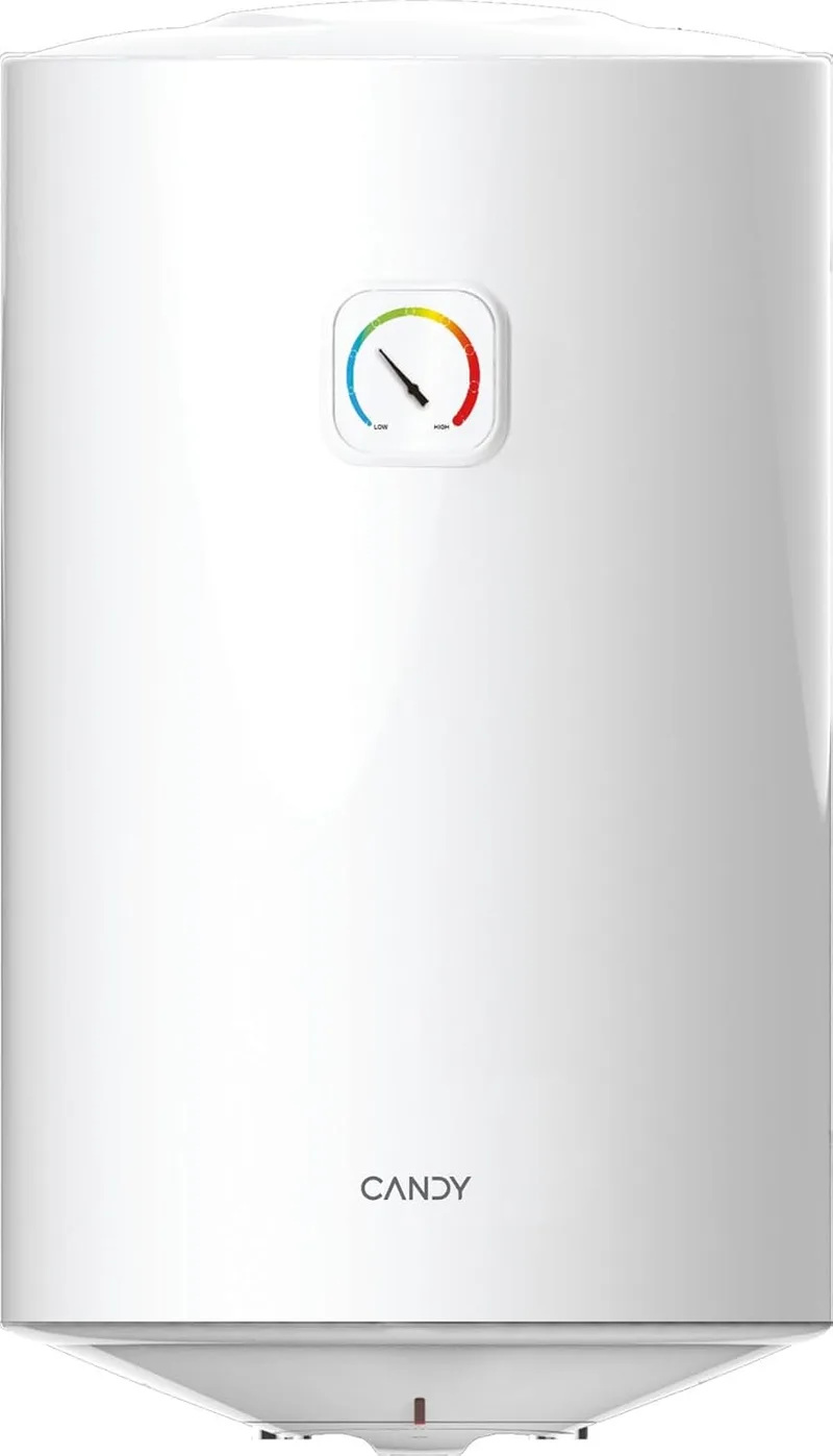 CANDY ▫️ CTR30RS/E, Aquecedor de água elétrico, vertical, 30 litros, 1500W, 75ºC, termóstato ajustável externo, branco