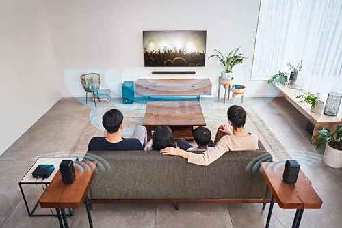 Sony ▫️ HT-S40R - Barra de som 5.1 (sistema de cinema em casa, colunas traseiras sem fios, 600 W, Dolby Digital, Bluetooth, som envolvente), preto 2
