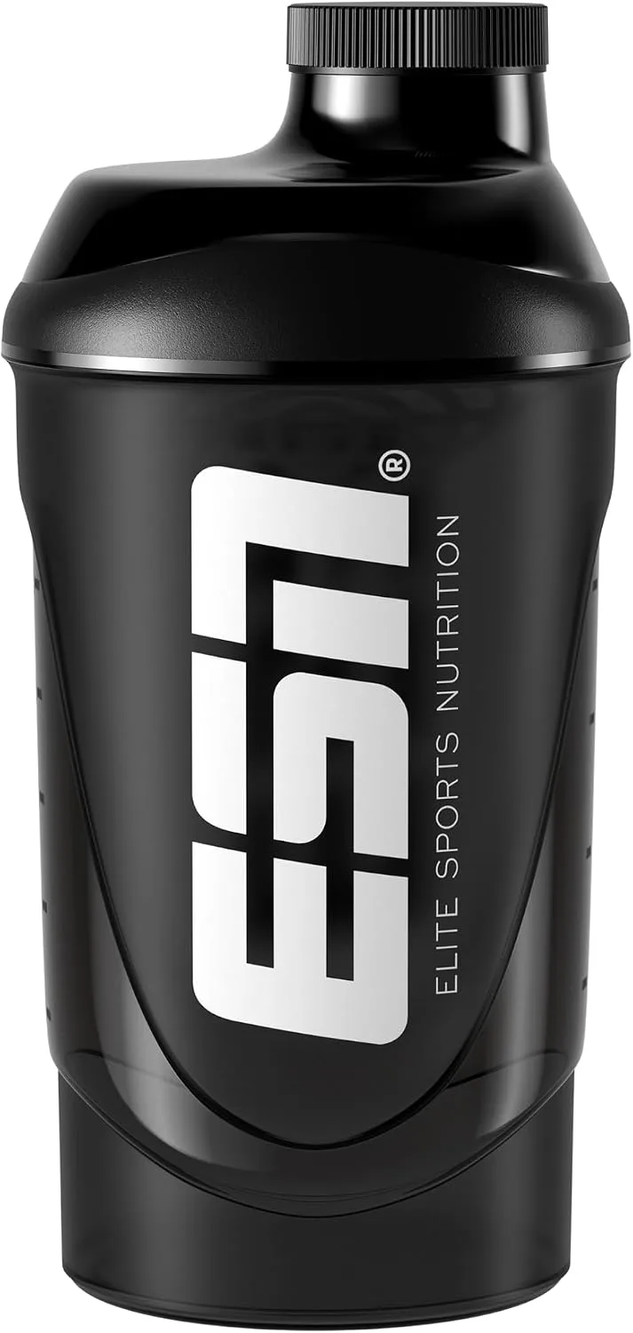 ESN ▫️ Shaker preto, 600 ml