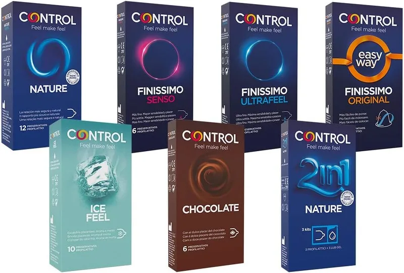 CONTROL ▫️ Explosion Mix - Caixa de preservativos sortidos - 49 preservativos