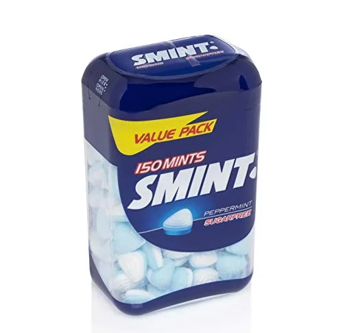 Smint ▫️ Frasco Sabor a Menta, Pastilhas Sem Açúcar, Embalagem de 8 unidades 5