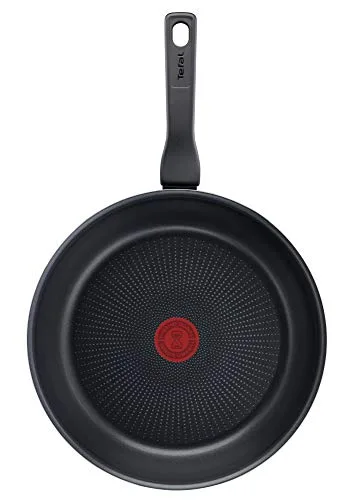 Tefal ▫️ C38506 XL Force - Frigideira de 28 cm, revestimento antiaderente, resistente, indicador térmico, base difusora, formato extragrande, pega estável, cor preta 2
