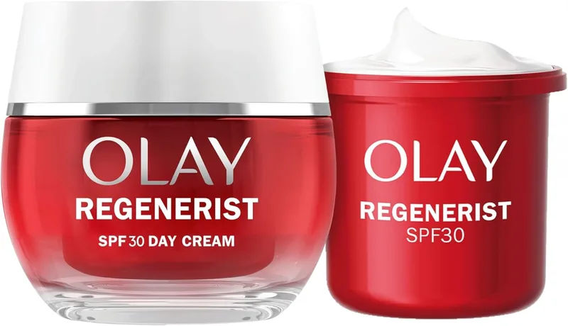 Olay ▫️ Regenerist Creme de Dia Facial SPF30 50ml e Recarga 50ml. Hidratante antirrugas e reafirmante