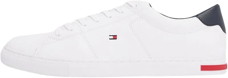 Tommy Hilfiger ▫️ Ténis para Homem Ténis Essential com Detalhes em Pele, Vulc Calçado