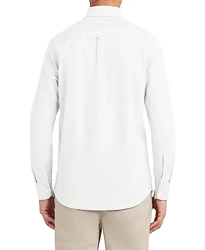 Nautica ▫️ School Uniform Camisa Oxford de manga comprida com botões, de alto desempenho, para homem 2
