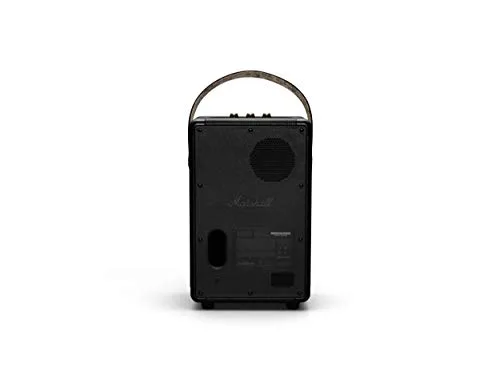 Marshall ▫️ Tufton – Altifalante portátil para festas com Bluetooth, para utilização no exterior, resistente à água (IPX2), preto e latão 5