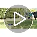 VOUNOT ▫️ ® Estendal Vertical Tipo Torre, Estendais de Roupa Dobráveis, Estantes de Secagem de Roupa em Metal com 6 Braços Dobráveis e 4 Rodas, Aspecto de Madeira, 3 Níveis 7