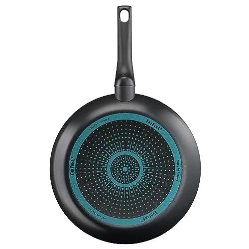 Tefal ▫️ Easy Cook & Clean B55519 Frigideira wok de 28 cm, com revestimento antiaderente, segura, indicador térmico, base estável, cozinha saudável, cor preta 4