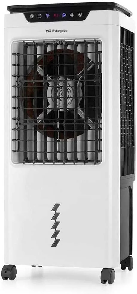 Orbegozo ▫️ AIR 55 - Arrefecedor evaporativo 3 em 1, depósito de água amovível de 35 l, temporizador, elevado fluxo de ar, controlo remoto, silencioso, modo noturno, 150 W Multicolor
