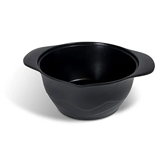 Moneta ▫️ Panela Lirica com 2 pegas e tampa, revestimento exterior preto acetinado antiaderente e resistente a riscos, adequada para todos os tipos de fogões, lavável na máquina de lavar louça, 24 cm 6