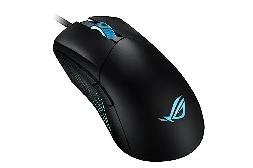 ASUS ▫️ ROG Gladius III - Rato de jogos assimétrico (26 000 DPI, 1% de desvio, botões de resposta instantânea, Push-Fit Switch Socket II, design ROG gravado a laser, ROG Paracord, Aura Sync) - Preto 4