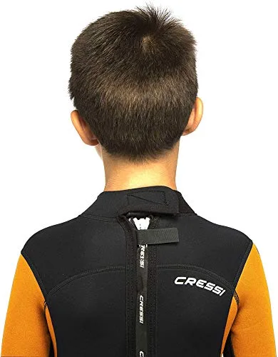 CRESSI ▫️ Fato de Mergulho Med X JR Preto/Laranja 2,5 mm XL (14/15 anos) 3