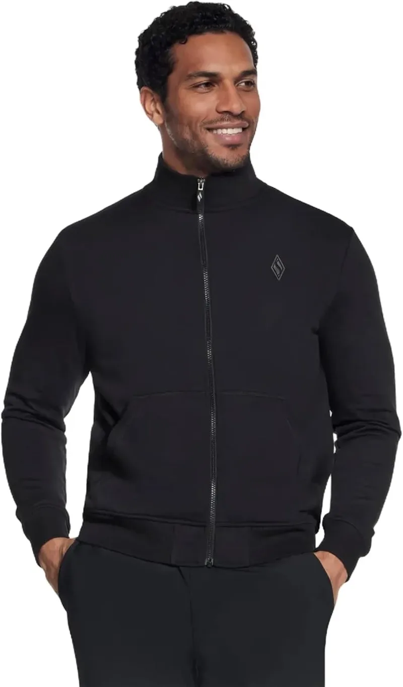 Skechers ▫️ The Hoodless Hoodie Go Walk Everywhere - Casaco com fecho completo e gola alta - Casacos para homem