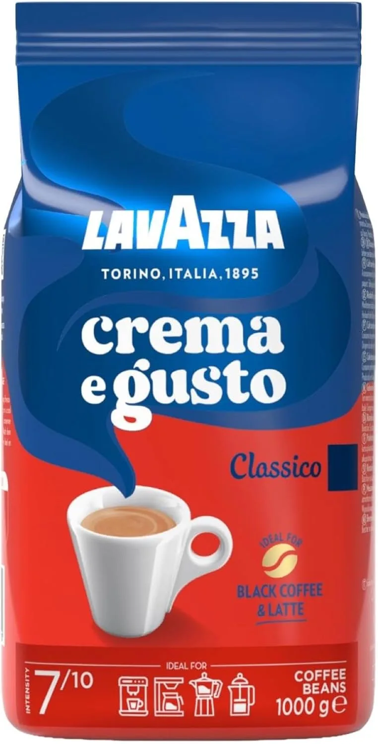Lavazza ▫️ CREMA E SABOR CLÁSSICO GRANO 1 kg