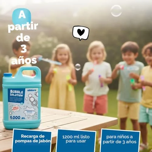 alldoro ▫️ Líquido para bombas de sabão, 1200 ml Pronto a usar, garrafa 2