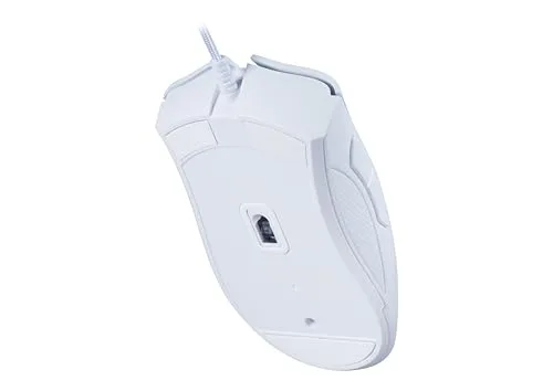 Razer ▫️ DeathAdder Essential - Rato para jogos, sensor ótico de 6400 dpi, 5 botões programáveis, interruptores mecânicos, apoios laterais em borracha - Branco 3