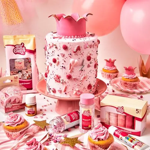 FunCakes ▫️ Sugar Paste - Pasta de Açúcar, Rosa Vivo, 1 kg 4