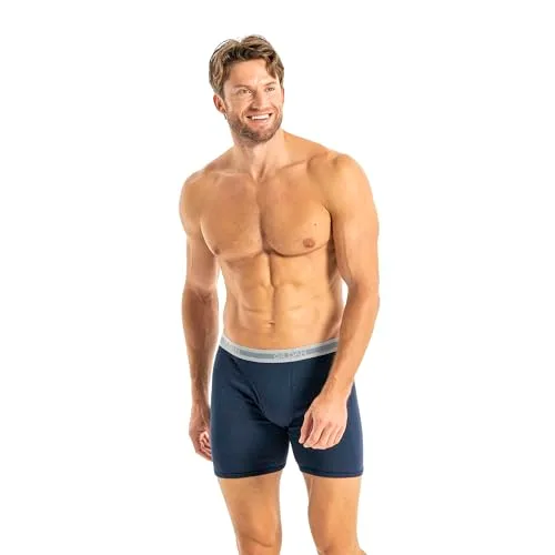 Gildan ▫️ Conjunto de 5 cuecas boxer masculinas Regular Leg (Multipack) 6