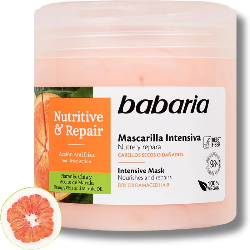 Babaria ▫️ Máscara Intensiva para o Cabelo, 400 ml