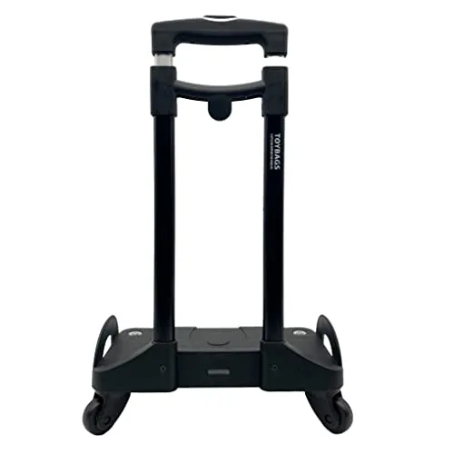 TOYBAGS ▫️ Carrinho Trolley Multidirecional 360° - Rodas giratórias a 360° - Inclui travão dianteiro anti-capotamento e laterais reforçadas - Ideal para adaptar a qualquer mochila - 2