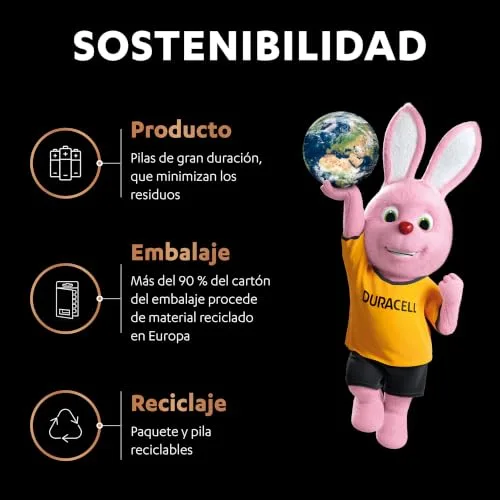 Duracell ▫️ Pilhas alcalinas Optimum AA (embalagem de 8) 1,5 V, LR06 6