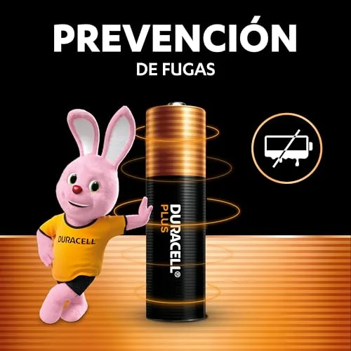 Duracell ▫️ Pilhas alcalinas Plus AAA (embalagem de 12) 1,5 V, LR03 5