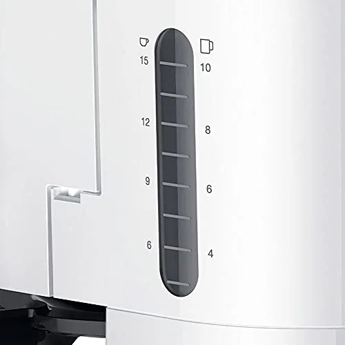 Braun ▫️ Hogar Breakfast1 Máquina de café de filtro, AromaCafe, Sistema OptiBrew, Desligamento automático, Máquina de café para até 10 chávenas, jarro de vidro lavável na máquina de lavar louça, 1000 W, Branco, KF1100WH 3