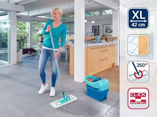 Leifheit ▫️ Mopa Profi XL Micro Duo, 42 cm e comando com o pé 3