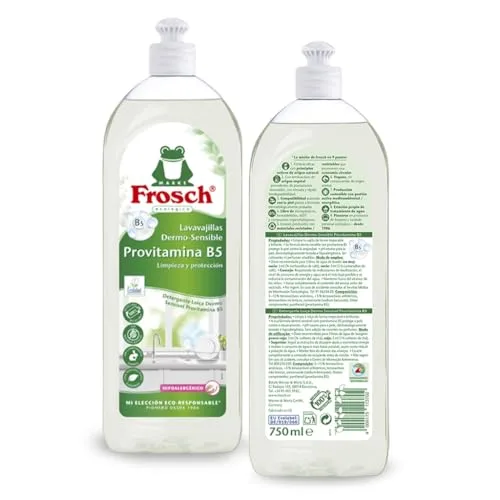 FROSCH ▫️ Detergente Ecológico Líquido para Lavagem Manual de Louça com ProVitaminas B5 - 10 x 750 ml 2