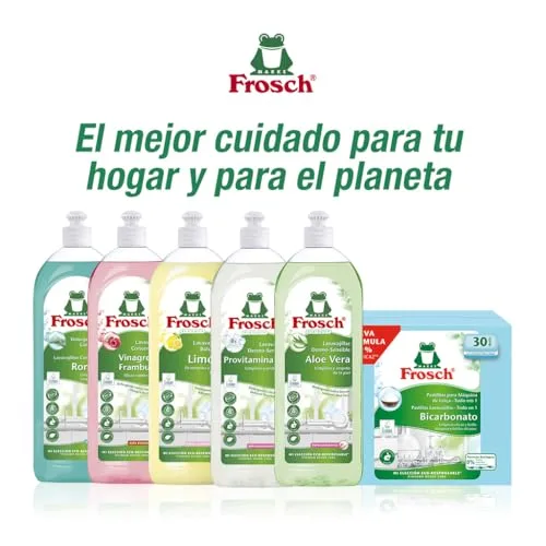 FROSCH ▫️ Detergente Ecológico Líquido para Lavagem Manual de Louça com ProVitaminas B5 - 10 x 750 ml 4
