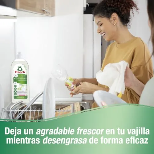 FROSCH ▫️ Detergente Ecológico Líquido para Lavagem Manual de Louça com ProVitaminas B5 - 10 x 750 ml 5
