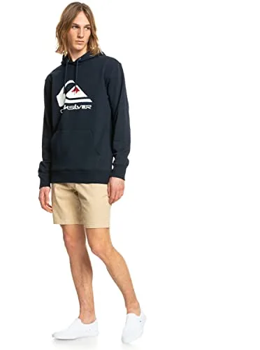 Quiksilver ▫️ Big Logo - Camisola com capuz para homem 5