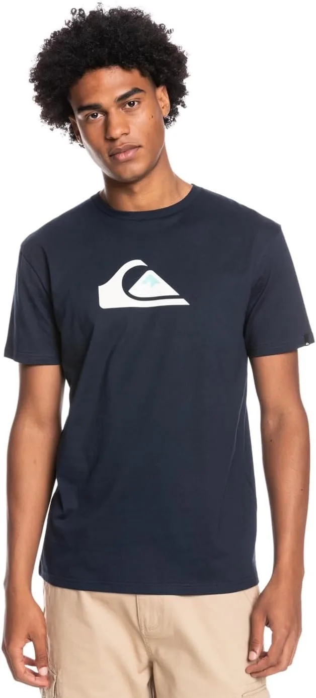 Quiksilver ▫️ Comp Logo - T-shirt para homem