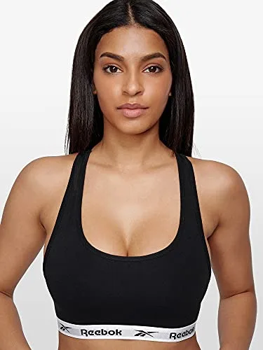 Reebok ▫️ Top Curto Frankie para Mulher, Conjunto de Sutiãs Desportivos com Costas em Forma de Nadadora 2