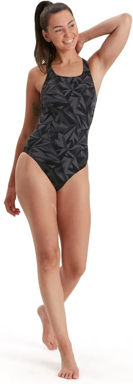 Speedo ▫️ Fato de banho Boom Logo Allover Medalist para mulher