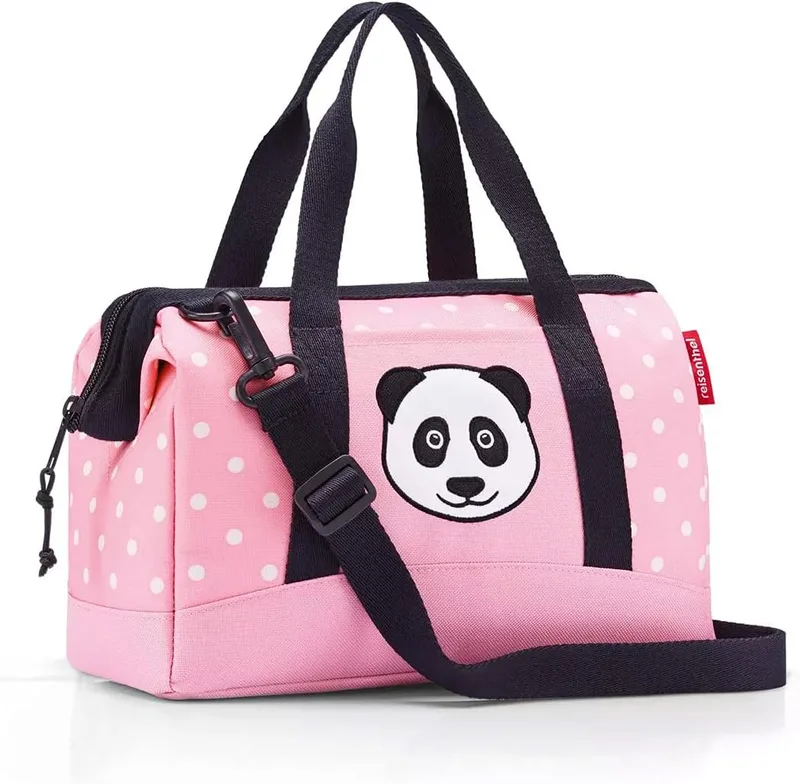 reisenthel ▫️ IQ3072 Allrounder XS Kids Panda Dots Rosa Saco Unissexo Panda Dots Rosa Tamanho Único