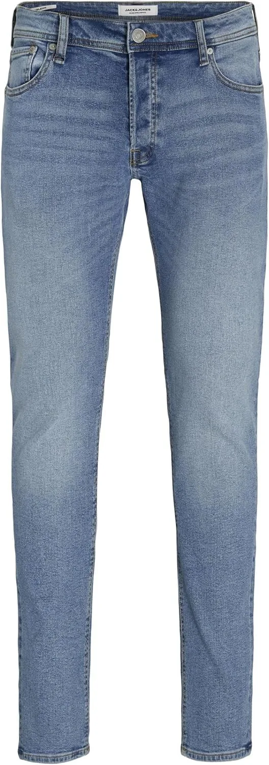 JACK & JONES ▫️ Calças de ganga de corte fino Jjiglenn Jjoriginal Jjoriginal SQ 030 Noos Calças de ganga de corte fino