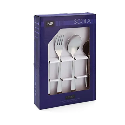 Quid ▫️ Conjunto de talheres de 24 peças em aço inoxidável Scola 6