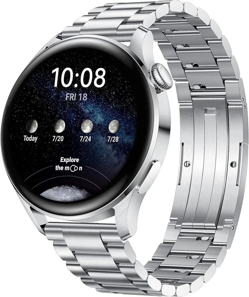 HUAWEI ▫️ Watch 3 Elite - Aço inoxidável